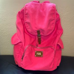 PINK hot pink backpack